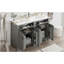 Meuble-lavabo moderne de 48 pouces avec lavabo en céramique, portes à fermeture en douceur, tiroir rabattable, tablettes de porte à double couche, solution de rangement élégante-1982877988