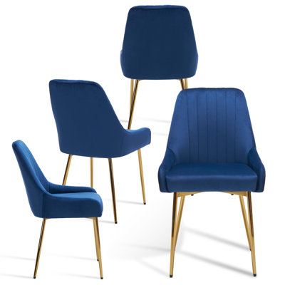 Maulsby Tufted Velvet Dining Chair