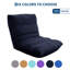 Adjustable Floor Chair with 4 Reclining Positions, 5.9-Inch Memory Foam Cushion, Steel Frame, Foldable Floor Sofa Seat for Gaming, Reading, Meditation and Relaxing-133721666