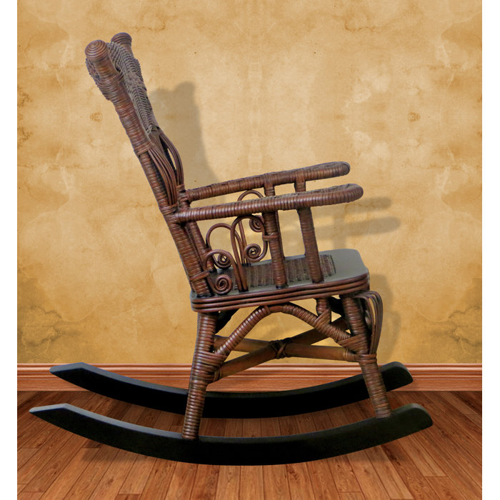 Bay Isle Home Deas Kid's Wicker Rocking Chair & Reviews | Wayfair