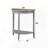 Florissant Transitional Half Moon Console Table with Bottom Shelf-331994671