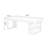 Burlywood Rectangular Solid Wood desk-742155598