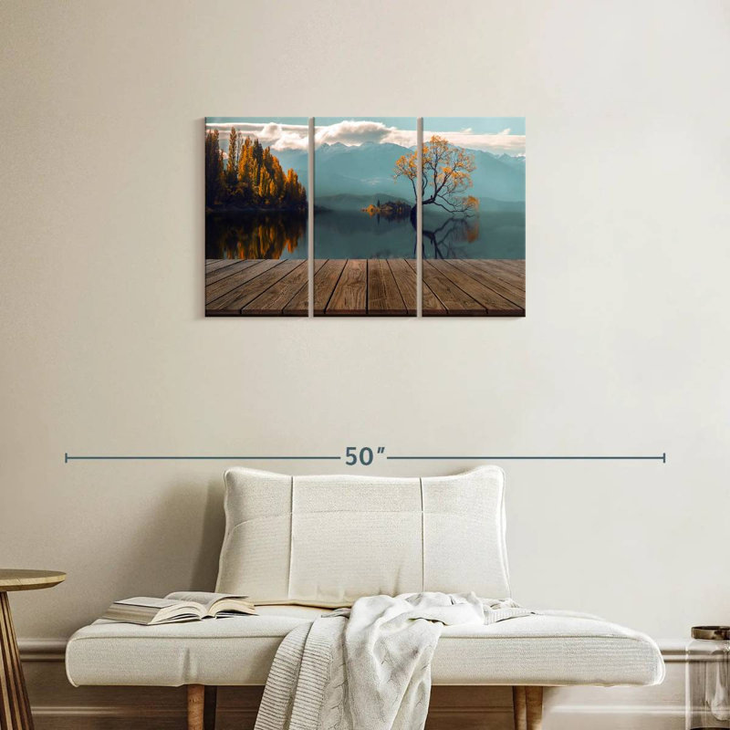 Aletra Tree By The Dock, 20" H x 33" W