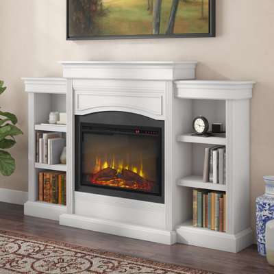 Allsop 69.3'' W Electric Fireplace & Mantel Package