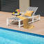 Chaise longue de jardin inclinable Eviemarie-605896318