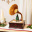 Décoration de Noël animée à DEL avec Gramophone musical - 14 po