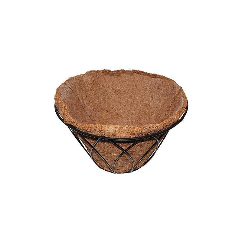 Pot de fleurs en métal Lotus, H 7 po x l 12 po x P 12 po