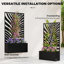 Jardinière avec panneau d'intimité, jardinière pour jardin