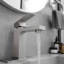 Robinet de salle de bain à un trou avec drain-97673134