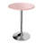 Ojavi Bistro Pub Table Round Adjustable Height Bar Cocktail Table Dining Table with Chrome Base-107125751
