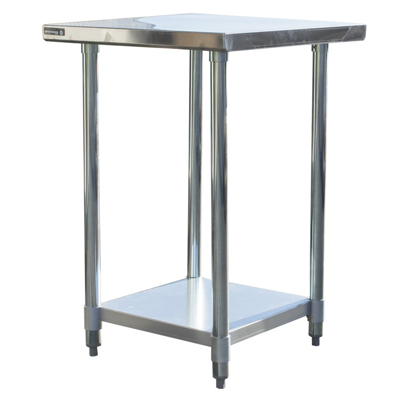 24'' W Stainless Steel Top Workbench