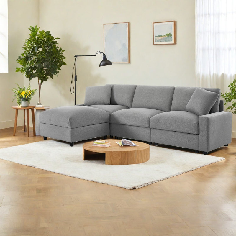 Modulaires modulaires peu encombrants, conception moderne en polyester durable pour des espaces de vie polyvalents