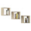 Rurik 3 Piece Square Floating Shelf