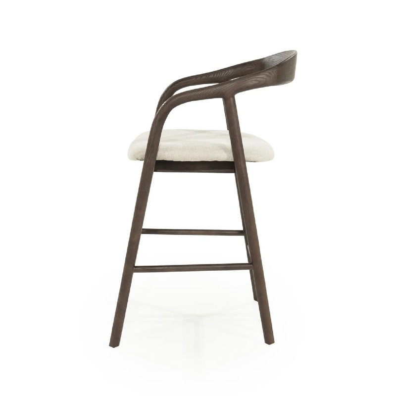 Rayven Barstool High, Walnut, Counter Stool (26" Seat Height)