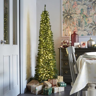 2.76' H Lighted Artificial Fir Christmas Tree