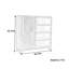 Armoire de rangement murale