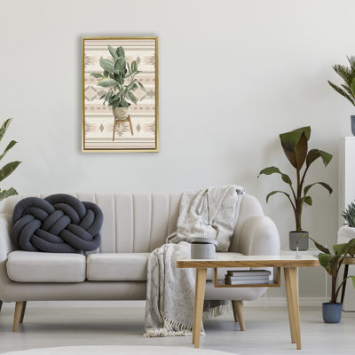 Cadre flottant Aztec Planter Lush Plant, design par Cindy Jacobs