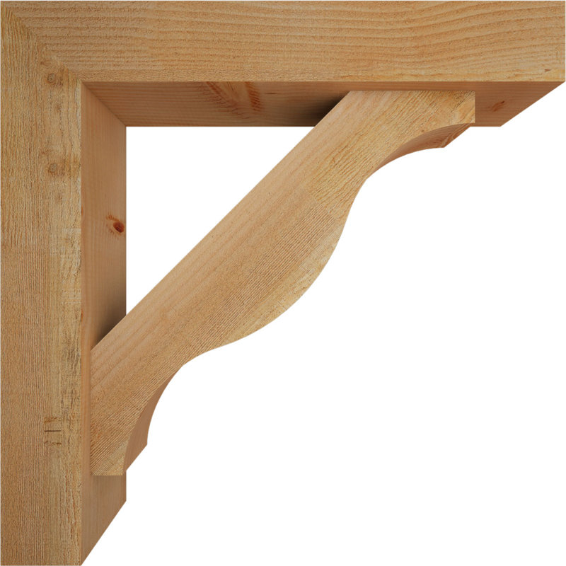 Support Funston Block avec support décalé, 28 po x 28 po, Sapin Douglas de l 6 po (scié brut)