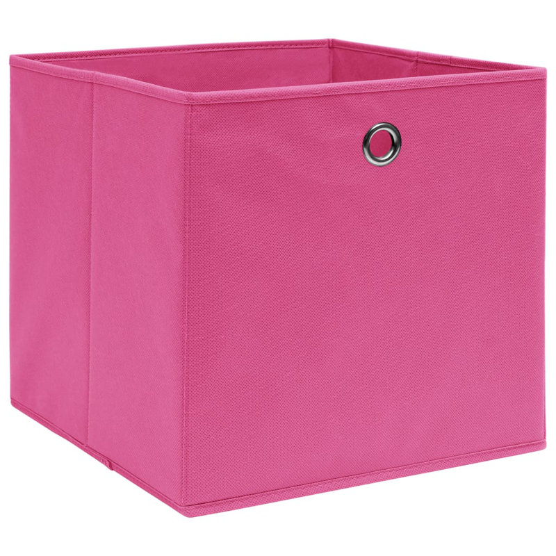 Rebrilliant Fabric Decorative Bin, Pink