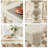 Modern White Rectangular Solid Wood Dining Table-876853705