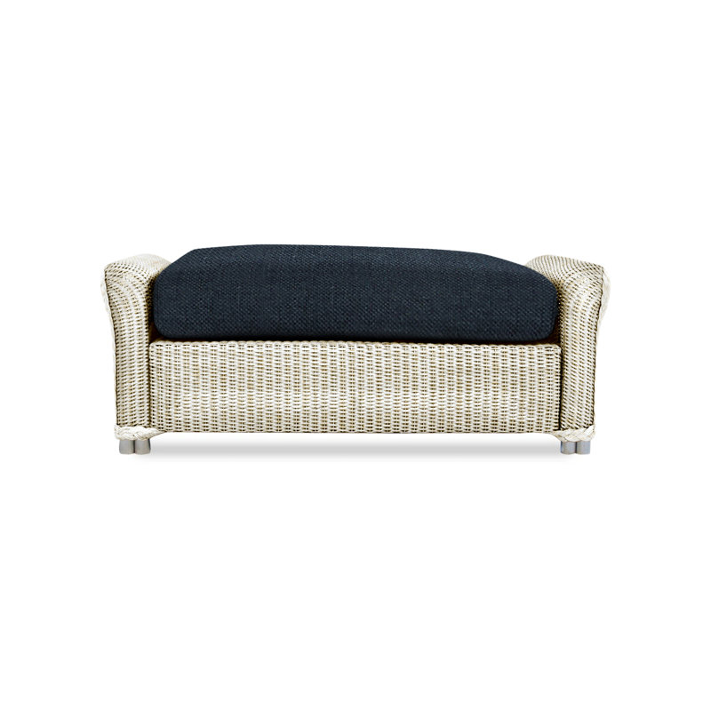 Reflections Outdoor Ottoman, Sandberg Flax, Mink
