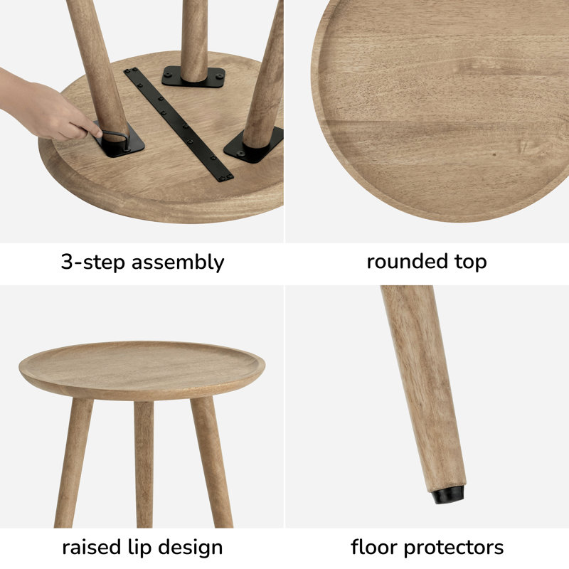 Table d'appoint Zoey, Sable chaud