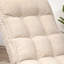 Fauteuil inclinable pour jouer, confortable, réglable, multifonctionnel blanc, pliable, peu encombrant, structure en métal