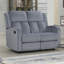 Niabi reclining loveseat with square arms