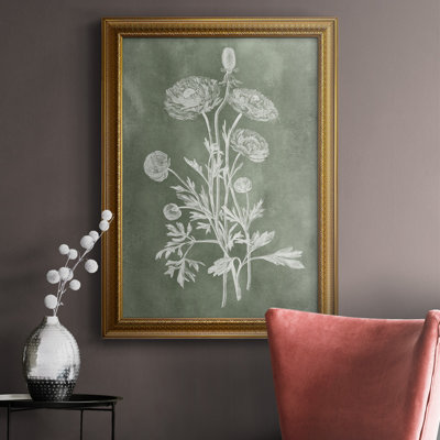 Sage Impressions I - Single Picture Frame Print on Canvas