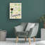 Œuvre d'art sur toile beige, Laura-101099140