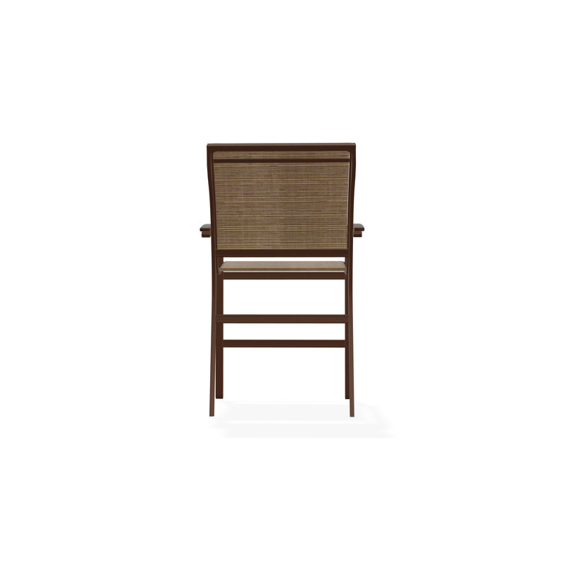 Chaise de café empilable en aluminium Bazza, Kona, Écorce