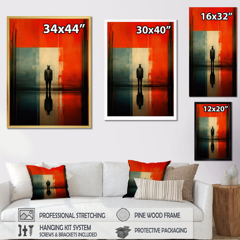 " Lost In Simplicity II ", Black Picture Framed, 32" H x 24" W x 1" D