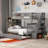 Hazzard Twin over Full  Standard Bunk Bed with Staircase and Trundle -2069036720