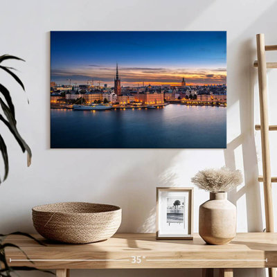 Marchelle, Stockholm, coucher de soleil, horizon