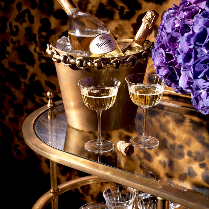 Clementine Brass Wine Cooler