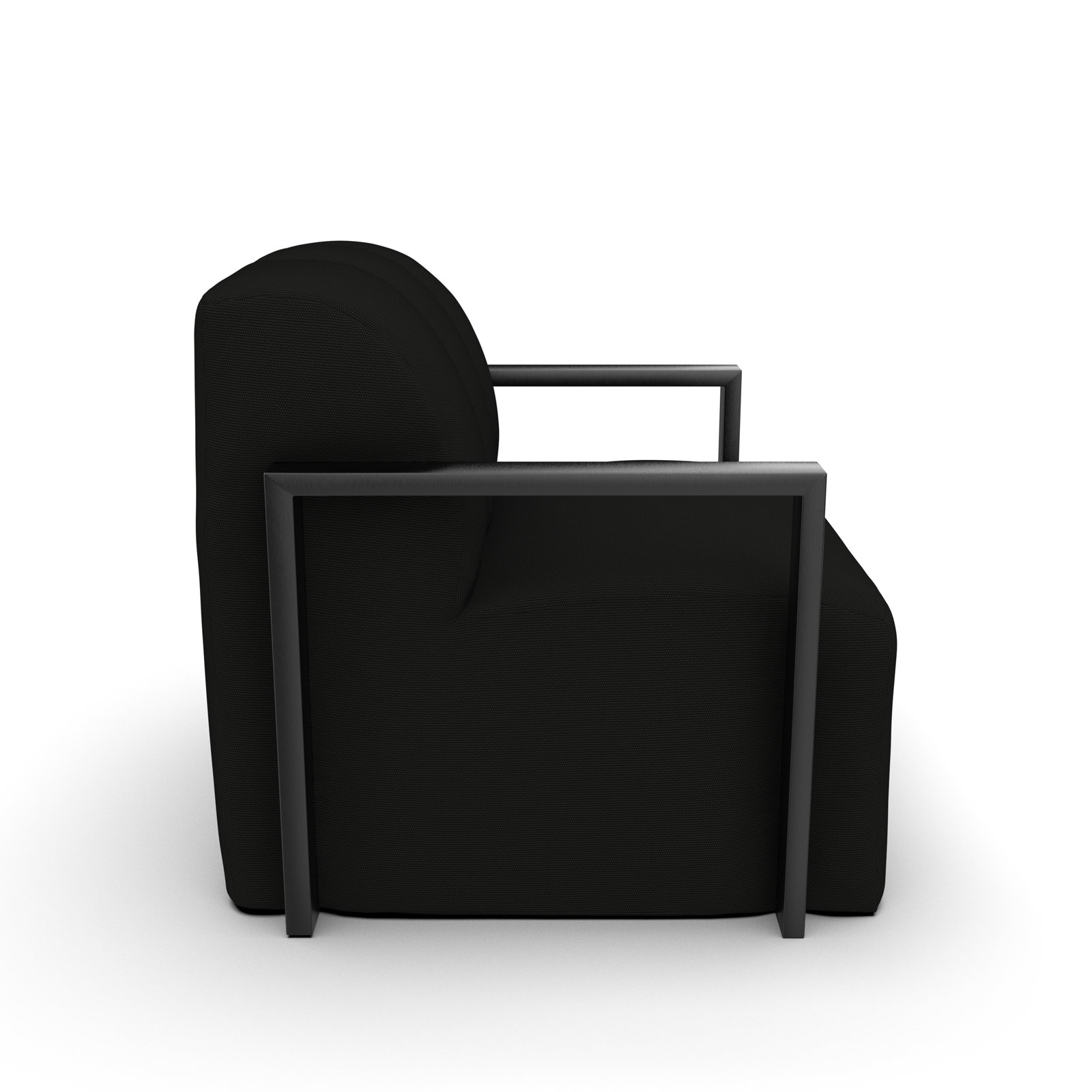 Rosalie Sunbrella® Patio Lounge Chair, Black