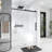 60"W X 76"H Frameless Double Sliding Shower Door-104339005