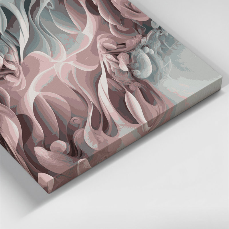 Gradient Abstract 75 Gray Canvas Wall Art
