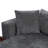 Sectional Sofa 93.7" Lshaped Sofa Upholstered Sofa Couch With Wooden Storage Compartment-640236594