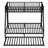 Twin XL Over Queen Metal Bunk Bed with Twin Size Trundle, Black – Kids/Teen Bedroom