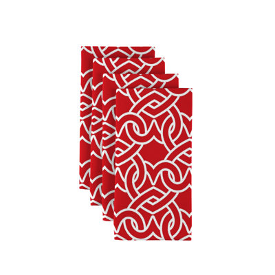 Sirois Polyester Geometric Square Napkin