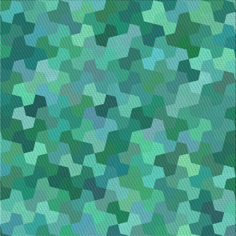 Geometric Indoor Rug, Square 7'