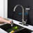Pull Out Kitchen Faucet - Single Lever Allows Easy Water Temperature And Flow Adjustment, 360 Rotating High Arc Nozzle, Brushed Nickel On Stainless Steel, Dirt Surface Treatment, Aerated Splash With-1613718776-1613718759