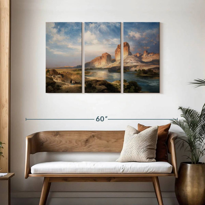 River Wyoming, 28" H x 45" W