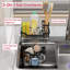 Serviteur d'évier en acier inoxydable-94750129