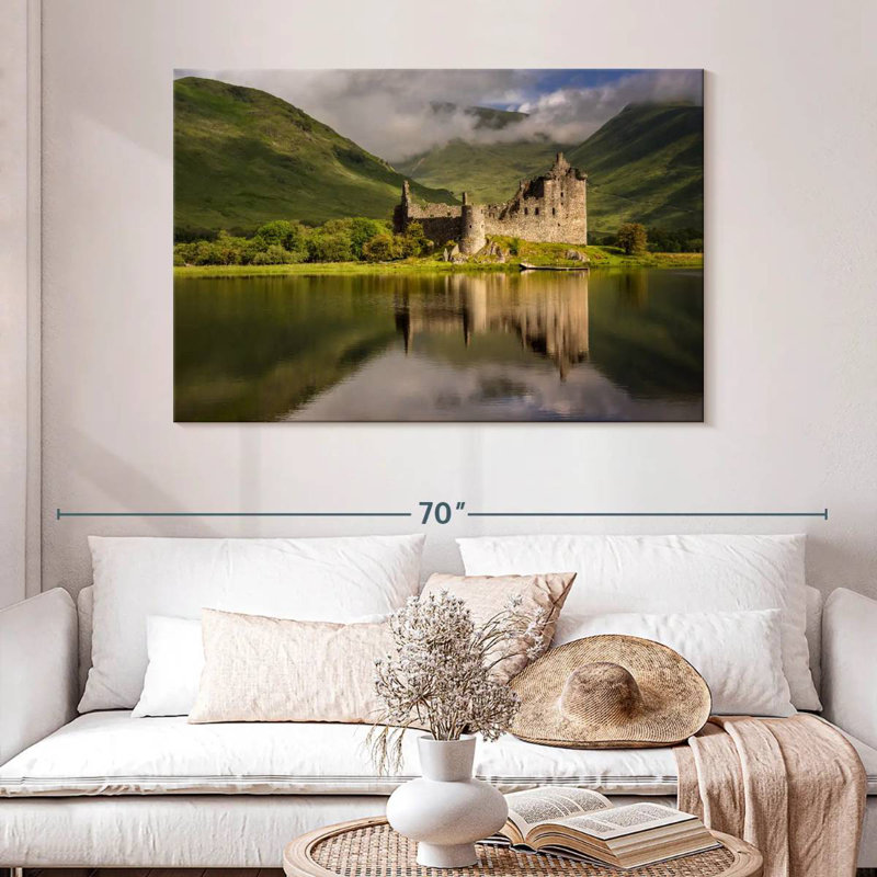 Lilie Kilchurn Castle, H 32 po x l 48 po
