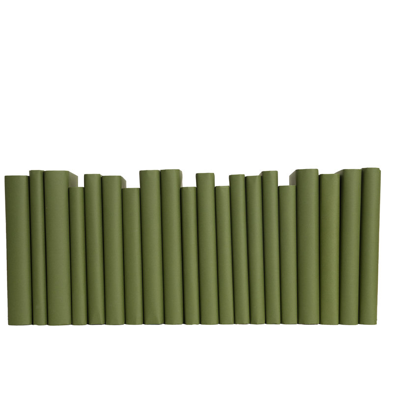 Livres décoratifs - Livres sur papier sapin - Livres verts au pied