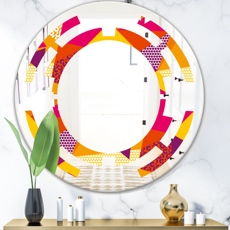Miroir mural Space Geometric III, 23,6 po x 23,6 po