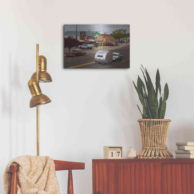 Route 66 Fun Run Motoporium - Unframed Painting on Metal -  Latitude RunÂ®, 6DCE97733D384247AD65A356A865980F