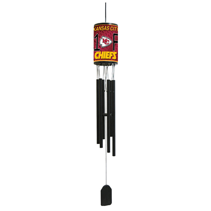 NFL Sports Wind Chime, Kansas City Chiefs
